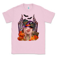 Bubblegum Pink Pig halloween Classic Tee - RanaPortraitStore