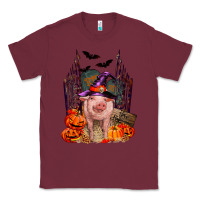 Burgundy Pig halloween Classic Tee - RanaPortraitStore