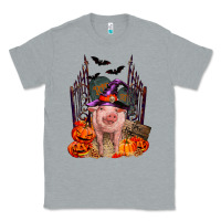 Heather Grey Pig halloween Classic Tee - RanaPortraitStore