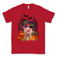 Red Pig halloween Classic Tee - RanaPortraitStore