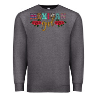 Charcoal Heather mexican girl Premium Sweatshirt - HRA Design Shop