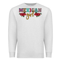 Oatmeal Heather mexican girl Premium Sweatshirt - HRA Design Shop