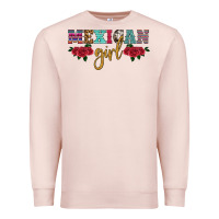 Pale Pink mexican girl Premium Sweatshirt - HRA Design Shop