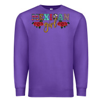 Purple mexican girl Premium Sweatshirt - HRA Design Shop
