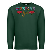 Sports Green mexican girl Premium Sweatshirt - HRA Design Shop