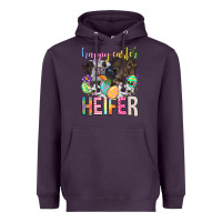 Plum happy easter heifer Heavyweight Hoodie - Neo Western
