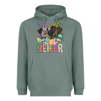 Sage happy easter heifer Heavyweight Hoodie - Neo Western