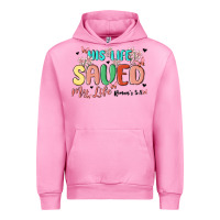 Fuchsia Pink his life saved my life Urban Hoodie - MaliasSmallBusiness