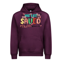 Mauve Wine his life saved my life Urban Hoodie - MaliasSmallBusiness