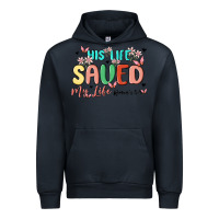 Navy his life saved my life Urban Hoodie - MaliasSmallBusiness