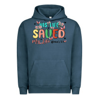 Pigment Midnight Navy his life saved my life Urban Hoodie - MaliasSmallBusiness