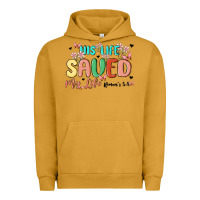 Pigment Peanut Butter his life saved my life Urban Hoodie - MaliasSmallBusiness