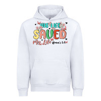 White his life saved my life Urban Hoodie - MaliasSmallBusiness