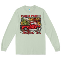 Matcha farm fresh christmas trees Long Sleeve Tee - BarkalooDesign