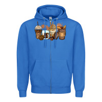 True Royal leopard coffee cups Zipper Hoodie - Zillion Design Studio