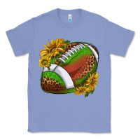 Colony Blue footballwithsunflowers Classic Tee - texasbilliewilder