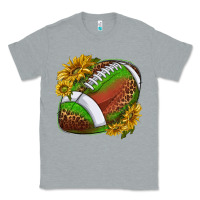 Heather Grey footballwithsunflowers Classic Tee - texasbilliewilder
