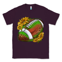 Plum footballwithsunflowers Classic Tee - texasbilliewilder