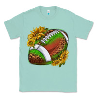 Seafoam footballwithsunflowers Classic Tee - texasbilliewilder