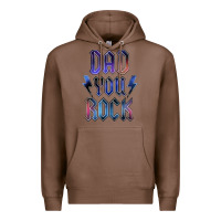 Chestnut Dad You Rock Premium Hoodie - LillyAllenDesigns