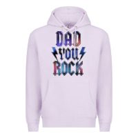 Lilac Dad You Rock Premium Hoodie - LillyAllenDesigns