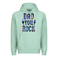 Seafoam Dad You Rock Premium Hoodie - LillyAllenDesigns