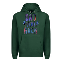 Sports Green Dad You Rock Premium Hoodie - LillyAllenDesigns