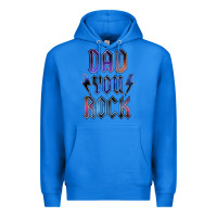 True Royal Dad You Rock Premium Hoodie - LillyAllenDesigns