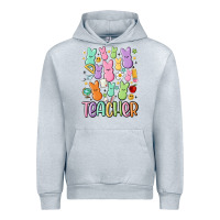 Heather Grey teacher bunny's Urban Hoodie - MaliasSmallBusiness