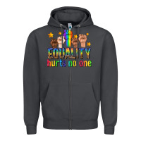 Smoke equality hurts no one with fists Zipper Hoodie - texasbilliewilder