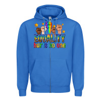 True Royal equality hurts no one with fists Zipper Hoodie - texasbilliewilder