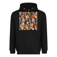 Black western farm animals seamless pattern Heavyweight Hoodie - HRA Design Shop