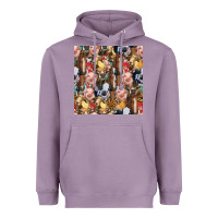 Western Farm Animals Seamless Pattern Heavyweight Hoodie | Teevron