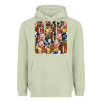 Matcha western farm animals seamless pattern Heavyweight Hoodie - HRA Design Shop