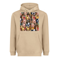 Mushroom western farm animals seamless pattern Heavyweight Hoodie - HRA Design Shop