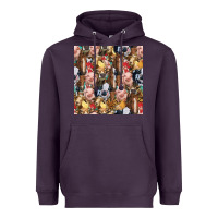 Plum western farm animals seamless pattern Heavyweight Hoodie - HRA Design Shop