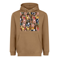 Toasted Coconut western farm animals seamless pattern Heavyweight Hoodie - HRA Design Shop
