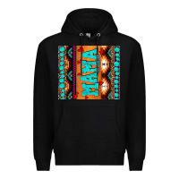 Black aztec leopard glitter Premium Hoodie - AdoDesignShop