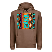 Chestnut aztec leopard glitter Premium Hoodie - AdoDesignShop