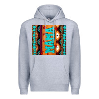 Heather Grey aztec leopard glitter Premium Hoodie - AdoDesignShop