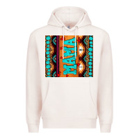 Pale Pink aztec leopard glitter Premium Hoodie - AdoDesignShop