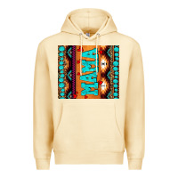 Pina Colada aztec leopard glitter Premium Hoodie - AdoDesignShop