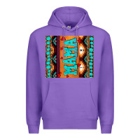 Purple aztec leopard glitter Premium Hoodie - AdoDesignShop