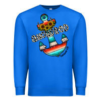 True Royal anchored Premium Sweatshirt - CowhideDigitalArt