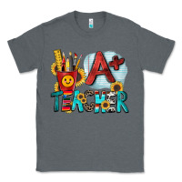 Charcoal Heather a  teacher Classic Tee - Zillion Design Studio
