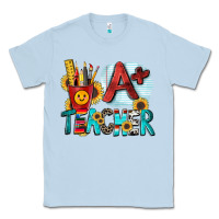 Dusty Blue a  teacher Classic Tee - Zillion Design Studio