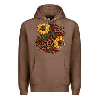 Chestnut Christmas leopard sunflower Premium Hoodie - BarkalooDesign