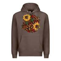 Coffee Christmas leopard sunflower Premium Hoodie - BarkalooDesign