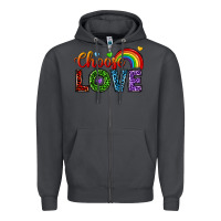 Smoke choose love Zipper Hoodie - texasbilliewilder