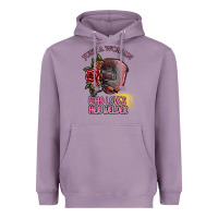 Lavender just a woman who loves her welder Heavyweight Hoodie - SublimationCraftShop